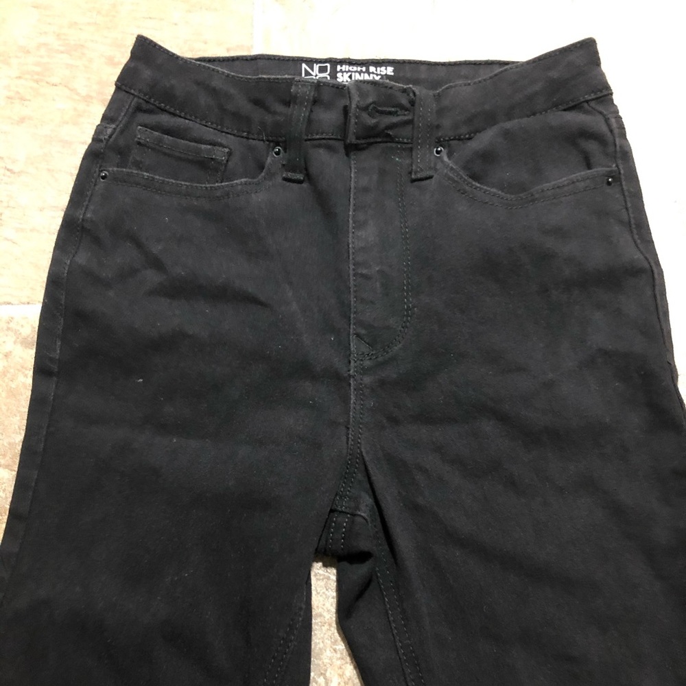 High waisted skinny jeans